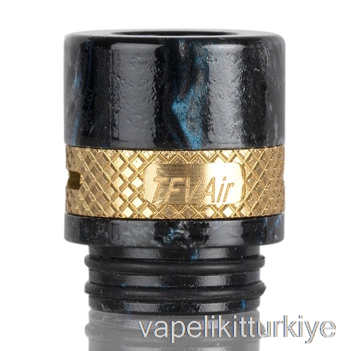 Vape Türkiye 810 Tfv Hava Reçine Damla Ucu Siyah / Mavi